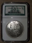 1887 Morgan Silver $1 Dollar NGC Binion Collection MS 62 ~ Old US Coin #651