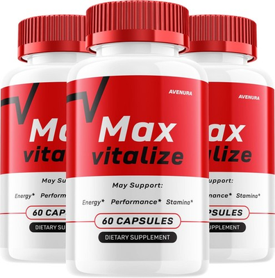 #ad 3 Pack Max Vitalize for Men Capsules – MaxVitalize Advanced Formula Pills $39.95