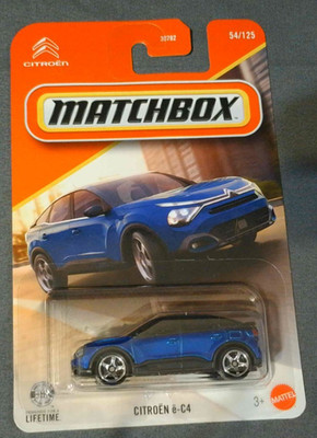 Matchbox Citroen e-C4 Blue 54/125 Mainline 2026 Read Info