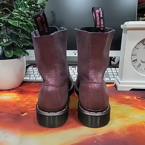 Dr Martens PASCAL Purple Glitter Boots Size UK 5 - Picture 3 of 18