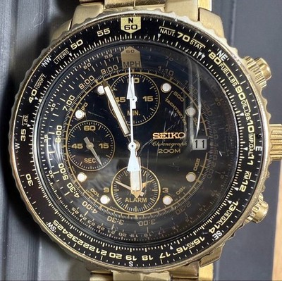 セイコー クロノグラフ フライトマスター SNA414P1 7T62-0EB0 Excellent condition Seiko Flightmaster SNA414P1 7T62 0EB0 | eBay
