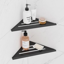 Shower Corner Shelf, 304 Stainl Steel , No Drill Shelf,