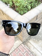 New Ray Ban Mega Wayfarer RB0840S 0840 Black G15 Lens Size 51/21