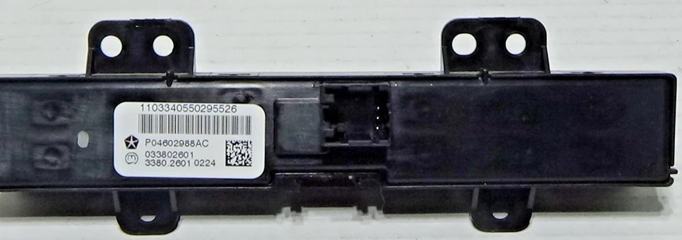 Panel de interruptor de peligro de tablero Jeep Wrangler JK 2011-2018 Foto 4 de 4