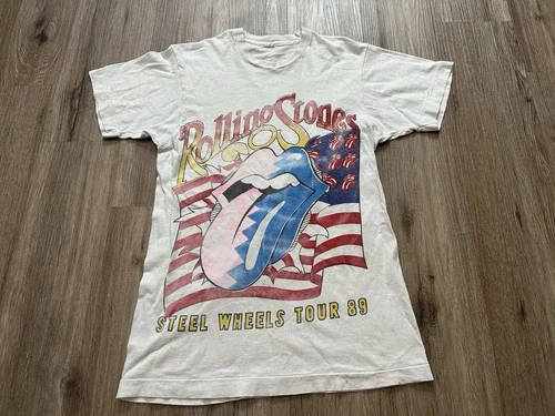 RARE Vintage Rolling Stones & Guns N Roses LA ‘89 Conce 1980s vintage concert t-shirt, vintage, single stitch, B+ condition
