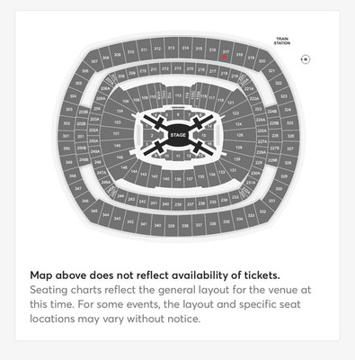 BTS Concert Ticket MetLife Stadium Aug 2 2026 Sec 317 Row 8 Seat