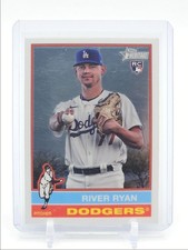 RIVER RYAN 2025 TOPPS HERITAGE CHROME BASEBALL ROOKIE DODGERS #45 RC Q3478