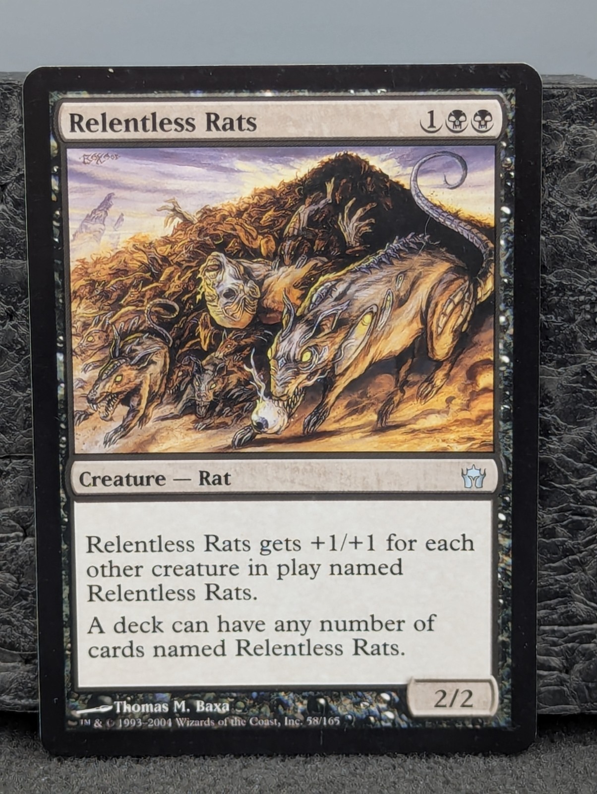 LP - Relentless Rats - Fifth Dawn - Magic The Gathering Lightly Played Eng MTG