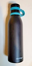 Contigo Matterhorn Stainless Steel 20 Oz. Black Water Bottle