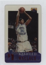 1996 Clear Assets Phone Cards $1 Rasheed Wallace #28 05v0