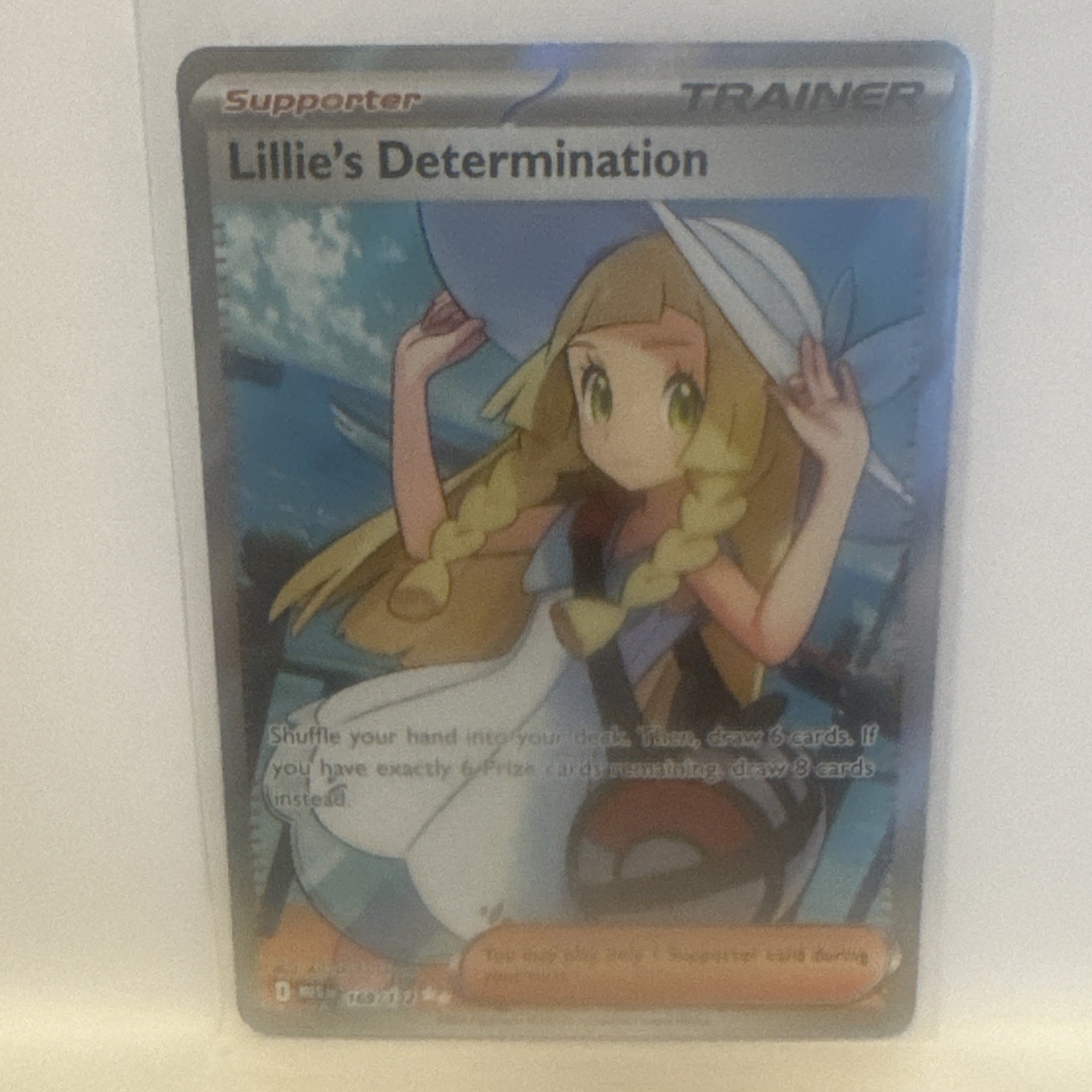 Pokémon Lillie's Determination 169/132 : Mega Evolution Full Art Holo Trainer NM