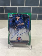 2023 Bowman Draft - Chrome  Auto Jaxon Wiggins Green Lava Refractor /99 (AU, RC)