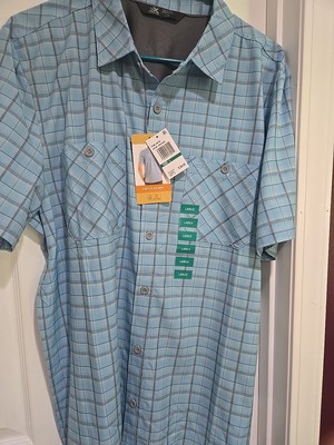 Brand New ZeroXposur Travel Series Short Sleeves Shirt Mens + FREEBIES