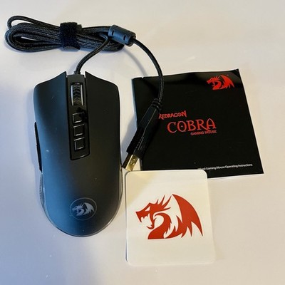 Redragon M711 Cobra Wired USB Optical Gaming Mouse Black Ergonomic
