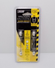 New 2 Pack Feit Electric 150W Rough Service RSC Halogen Bulb 130V FREE SHIPPING