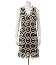 Karen Kane Sahara Sleeveless Crochet Shift Dress Size XS