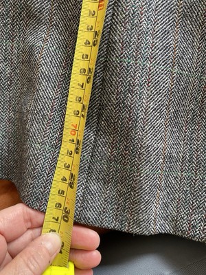 Veste Tweed Caldene Gris/Rouge - Taille UK 42 (16-18) - Équitation & City, Bon état