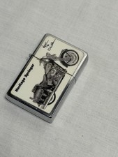 Vintage Chrome Victor Lighter Heritage Springer Harley Davidson Pocket Lighter