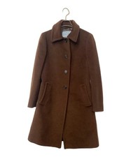 PRADA Long Coat P6733 R132 Brown Woman's size 42