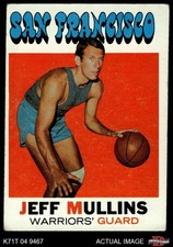 1971 Topps #115 Jeff Mullins Warriors DOUBLE-PRINT Duke 3 - VG