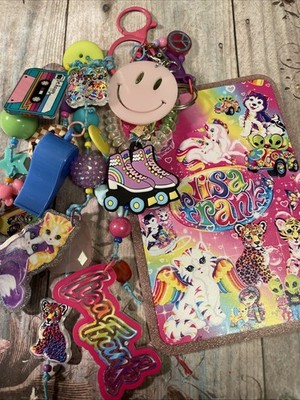 Lisa Frank Inspired Chunky Charm Bookmark With Detachable Large Acrylic Clip