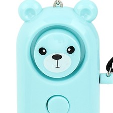 2PCS Safety Alarm Bear Style Emergency Alarms Keychain Protection Devices F HEN