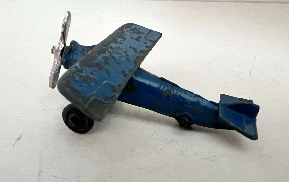 1930's VINTAGE BARCLAY/KANSAS TOY MONOPLANE - SLUSH-MOLD- 2.5-INCH TOY AIRPLANE - Image 2 of 4
