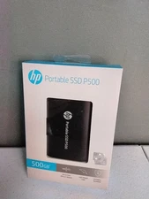 HP SSD P500 500GB Black Portable External Solid State Hard Drive NIB - NEW