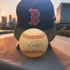 Wilyer Abreu Signed Baseball Auto Boston Red Sox Star Gold Glove Outfielder