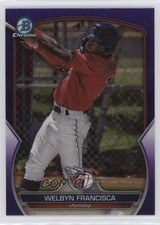 2023 Bowman Draft Chrome Purple Refractor 204/250 Welbyn Francisca #BDC-62 05ns