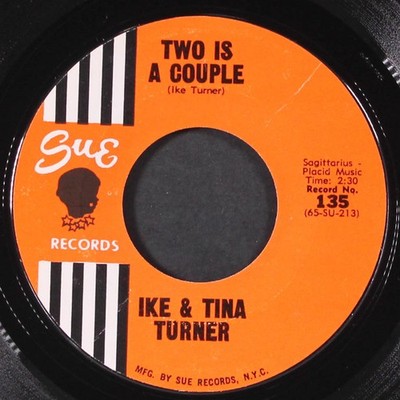 IKE & TINA TURNER: two is a couple / tin top house SUE 7'' Single 45 RPM