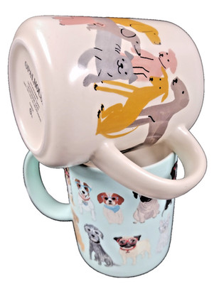 Combo of OPALHOUSE & ECCOLO Dog Person 16oz Mugs