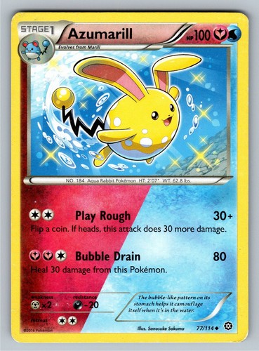 Azumarill 77/114 XY - Steam Siege Uncommon