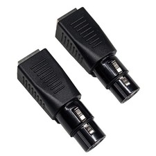 Milestock 2-Pcs RJ45 to 3-Pin XLR DMX Female