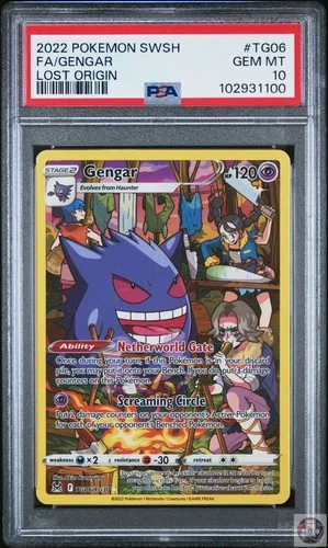 Gengar TG06/TG30 Lost Origin Pokemon PSA 10