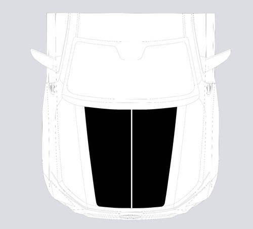 LDV T60 Bonnet Stripes Decals Graphics Saic Motors 4x4 2017 - 2025 - Bild 3 von 9