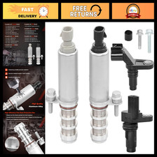 Intake and Exhaust Camshaft Position Actuator VVT Solenoid Valve Kit with Camsha