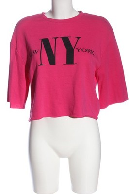 H&M DIVIDED Sweatshirt Damen Sweat Gr. DE 36 pink Casual-Look