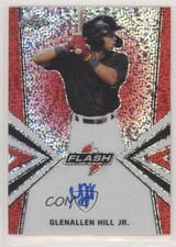 2019 Leaf Flash Red 5/5 Glenallen Hill Jr #BA-GH2 Auto fm0