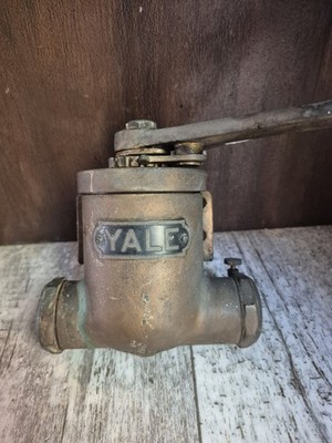 Vtg Antique Yale Industrial Door Closer Pot Belly Model 73 Architectural Salvage