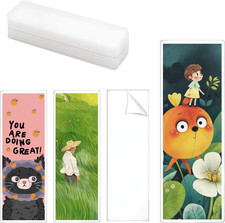 120 Pcs Bookmark Laminating Pouches, 2" X 6" Hot Laminator Sleeves, 5 Mil Boo...
