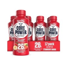 Core Power Protein Shake, Strawberry Banana, 26g Bottle, 14oz