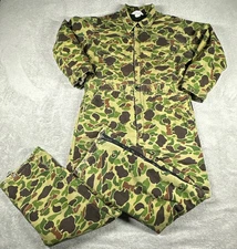 Vintage Key Imperial Coveralls Men’s Medium Duck Camo Quilted Lined Insulated