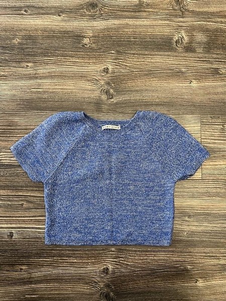 Women alice + olivia Sweater Navy Wool 36 / S / 44