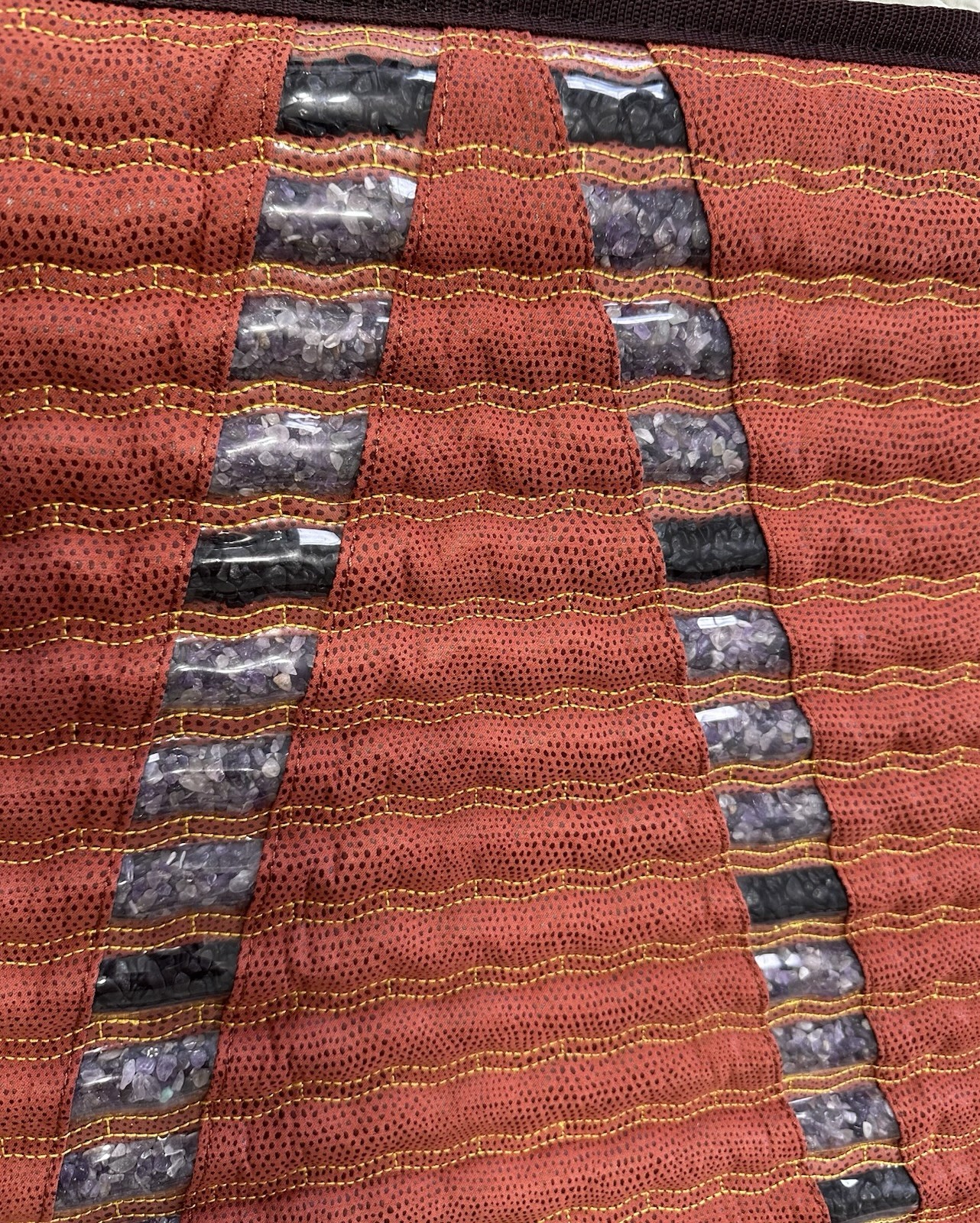 MedicrystaI Infrared Heating Stimulation Mat-Mini 32"L x 20"W-Natural Amethyst