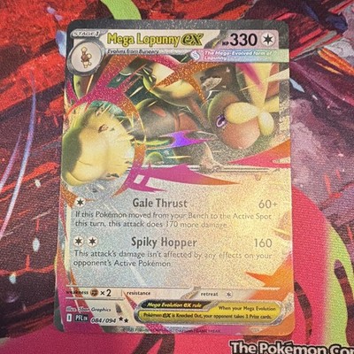 Mega Lopunny EX 084/094 Full Art Holo English - Me02: Phantasmal Flames