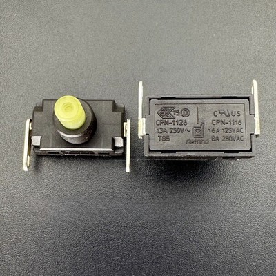 1pc Defond CPN-1116 8A250V 16A125V Normally Closed Momentary Pushbutton Switch
