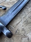 Antique Knife Bayonet 24” Missing Grip Scales Full Tang Muzzle Ring — photo 5