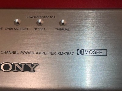 Vintage -Rare Sony XM-7557 | eBay