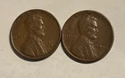 US Coins 1946-S Lincoln Cent (2 Coins) Circulated